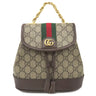 グッチ GUCCI オフィディア ミニ バックパック 795221 ベージュ×エボニー GGスプリームキャンバス リュック・デイパック ゴールド金具 茶