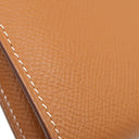 エルメス HERMES ケリーウォレット ロング ゴールド ヴォーエプソン 長財布 シルバー金具 茶