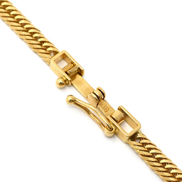 喜平 KIHEI K18 18金 50cm 12.3g 12面 トリプル イエローゴールド K18YG ネックレス 造幣局検定マーク ※ショッピングローン対応していません