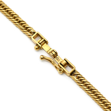 喜平 KIHEI K18 18金 23.4cm 6.1g 12面 トリプル イエローゴールド K18YG ブレスレット 造幣局検定マーク ショッピングローン対応していません