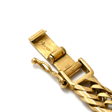 喜平 KIHEI K18 18金 20cm 19.4g 16面 トリプル イエローゴールド K18YG ブレスレット 造幣局検定マーク ショッピングローン対応していません