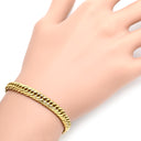 喜平 KIHEI K18 18金 20cm 19.4g 16面 トリプル イエローゴールド K18YG ブレスレット 造幣局検定マーク ショッピングローン対応していません