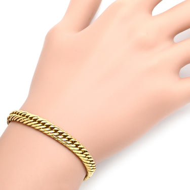 喜平 KIHEI K18 18金 20cm 19.4g 16面 トリプル イエローゴールド K18YG ブレスレット 造幣局検定マーク ショッピングローン対応していません