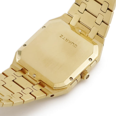 腕時計 オーデマピゲ AUDEMARS PIGUET ロイヤルオーク 6014BA クオーツ メンズ メーカー電池交換済 純正ダイヤ K18YG無垢 ヴィンテージ 希少