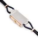 腕時計 ジャガールクルト JAEGER LECOULTRE レベルソ ワン コルドネ Q3264520/200.D.47 クオーツ レディース K18PG×SS スクエア 回転 アラビア