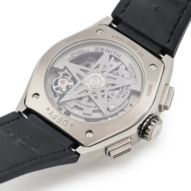 腕時計 ゼニス ZENITH デファイ エルプリメロ 21 44mm 95.9000.9004/78.R582 自動巻き メンズ OH済 スケルトン クロノグラフ