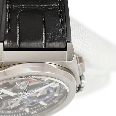 腕時計 ゼニス ZENITH デファイ エルプリメロ 21 44mm 95.9000.9004/78.R582 自動巻き メンズ OH済 スケルトン クロノグラフ