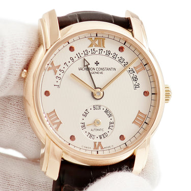 腕時計 ヴァシュロン・コンスタンタン VACHERON CONSTANTIN パトリモニー 31カウントダウン 47245/000R-8775 自動巻き メンズ PG アイボリー