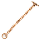 エルメス HERMES シェーヌダンクル GM ローズゴールド K18PG ブレスレット ピンクゴールド 13コマ スターリングシルバー AU750