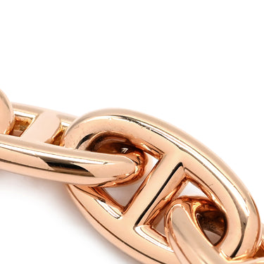 エルメス HERMES シェーヌダンクル GM ローズゴールド K18PG ブレスレット ピンクゴールド 13コマ スターリングシルバー AU750