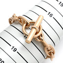 エルメス HERMES シェーヌダンクル GM ローズゴールド K18PG ブレスレット ピンクゴールド 13コマ スターリングシルバー AU750