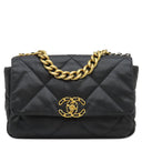 シャネル CHANEL シャネル 19 チェーンショルダー AS1160 ブラック ラムスキン ショルダーバッグ ゴールド金具 黒 ココマーク