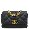 シャネル CHANEL シャネル 19 チェーンショルダー AS1160 ブラック ラムスキン ショルダーバッグ ゴールド金具 黒 ココマーク