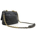 シャネル CHANEL シャネル 19 チェーンショルダー AS1160 ブラック ラムスキン ショルダーバッグ ゴールド金具 黒 ココマーク