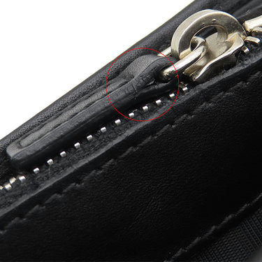 プラダ PRADA イブニング ベア 1M0201 ブラック ナイロン ビジュー 長財布 シルバー金具 ビジュー クマ 黒