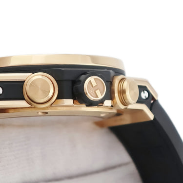 腕時計 ウブロ HUBLOT ビッグバン ウニコ キングゴールド レインボー 411.OX.9910.LR.0999 自動巻き メンズ K18KG無垢 マルチカラー