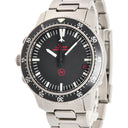 腕時計 ジン SINN クロノグラフ ミッションタイマー 503.EZM-1 自動巻き メンズ ブラック バー 9時位置リューズ 回転ベゼル デイト