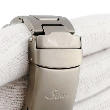 腕時計 ジン SINN クロノグラフ ミッションタイマー 503.EZM-1 自動巻き メンズ ブラック バー 9時位置リューズ 回転ベゼル デイト