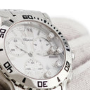 腕時計 ショパール CHOPARD ハッピースポーツ クロノグラフ 288499-3003 クオーツ メンズ レディース 純正ダイヤ ムービング 5P 5粒 ラウンド