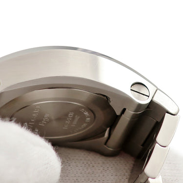 腕時計 ブルガリ BVLGARI エルゴン クロノグラフ EG35SCH 自動巻き メンズ ブラック エルゴノミクス 曲線型ケース デイト