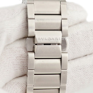 腕時計 ブルガリ BVLGARI エルゴン クロノグラフ EG35SCH 自動巻き メンズ ブラック エルゴノミクス 曲線型ケース デイト