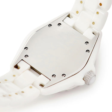 腕時計 シャネル CHANEL J12 H0969 自動巻き メンズ ホワイトセラミック 純正ダイヤ アラビア 白 ラウンド