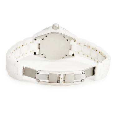 腕時計 シャネル CHANEL J12 H0969 自動巻き メンズ ホワイトセラミック 純正ダイヤ アラビア 白 ラウンド