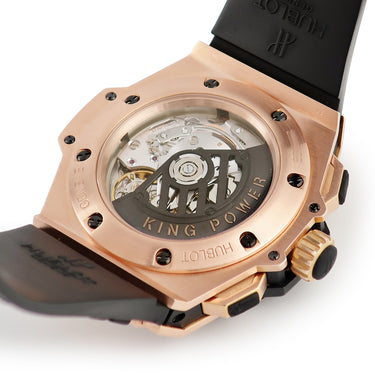 腕時計 ウブロ HUBLOT キングパワー パワーリザーブ キングゴールド ダイヤモンド 709.OX.1780.RX.1104 自動巻き メンズ K18KG×Ti
