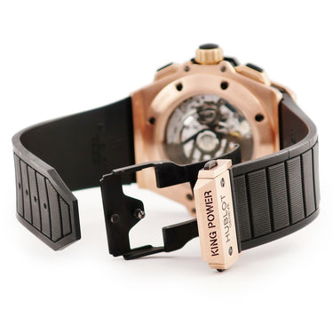 腕時計 ウブロ HUBLOT キングパワー パワーリザーブ キングゴールド ダイヤモンド 709.OX.1780.RX.1104 自動巻き メンズ K18KG×Ti