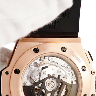 腕時計 ウブロ HUBLOT キングパワー パワーリザーブ キングゴールド ダイヤモンド 709.OX.1780.RX.1104 自動巻き メンズ K18KG×Ti
