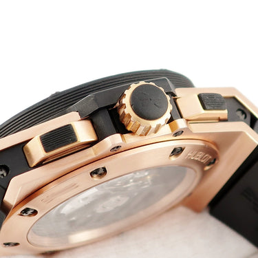腕時計 ウブロ HUBLOT キングパワー パワーリザーブ キングゴールド ダイヤモンド 709.OX.1780.RX.1104 自動巻き メンズ K18KG×Ti