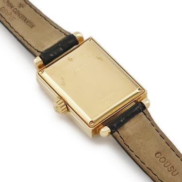 腕時計 ヴァシュロン・コンスタンタン VACHERON CONSTANTIN キャビノチェ 19501 手巻き レディース K18YG無垢 純正ダイヤ 角型 ヴィンテージ