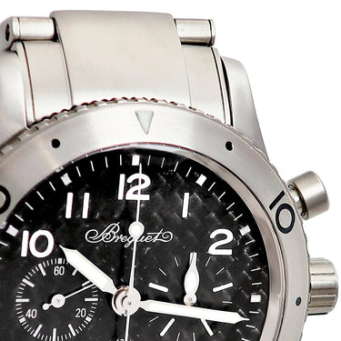 腕時計 ブレゲ BREGUET タイプXX トランスアトランティック チタニウム 3820TI/K2/TW9 自動巻き メンズ ブラック デイト 回転ベゼル