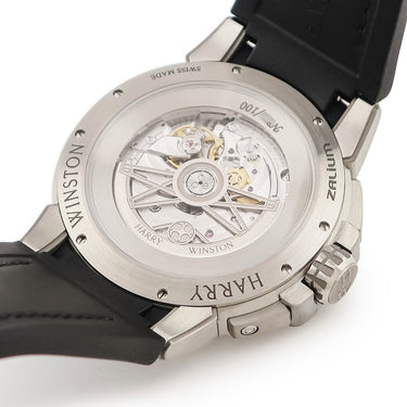 腕時計 ハリーウィンストン Harry Winston オーシャン プロジェクト Z16 OCEACC42ZZ001 自動巻き メンズ ザリウム トリプルカレンダー 限定