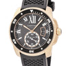 腕時計 カルティエ Cartier カリブル ドゥ カルティエ ダイバー W7100052 自動巻き メンズ K18PG無垢 ブラック 逆回転防止ベゼル