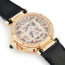 腕時計 カルティエ Cartier パシャ ドゥ カルティエ 41mm トゥールビヨン スケルトン WHPA0006 手巻き メンズ K18PG無垢 青針