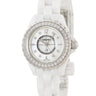 腕時計 シャネル CHANEL J12 29mm H2572 クオーツ レディース 白 ホワイト 純正ダイヤ シェル アラビア