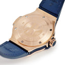 腕時計 ウブロ HUBLOT ビッグバン ゴールド ブルー ダイヤモンド 361.PX.7180.LR.1204 クオーツ メンズ レディース K18RG無垢