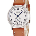 腕時計 クオエ キョウト KUOE KYOTO オールド スミス 90-007 自動巻き メンズ レディース OLD SMITH アラビア 4時位置リューズ ブルースティール針