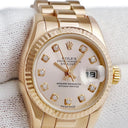 腕時計 ロレックス ROLEX デイトジャスト 26 179175G K番 自動巻き レディース K番 K18エバーローズゴールド無垢 純正ダイヤ