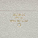 エルメス HERMES ベアンスフレ ベトン アリゲーター 長財布 ゴールド金具 オフホワイト 二つ折り財布 マット