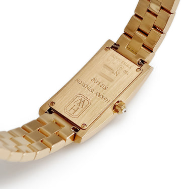 腕時計 ハリーウィンストン Harry Winston アヴェニューCミニ パヴェニュメラルズ AVCQHM16RR002 クオーツ レディース K18RG無垢 純正ダイヤ