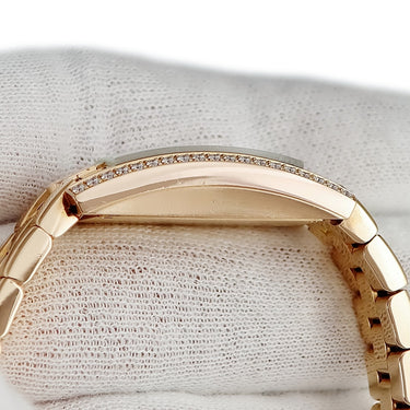 腕時計 ハリーウィンストン Harry Winston アヴェニューCミニ パヴェニュメラルズ AVCQHM16RR002 クオーツ レディース K18RG無垢 純正ダイヤ