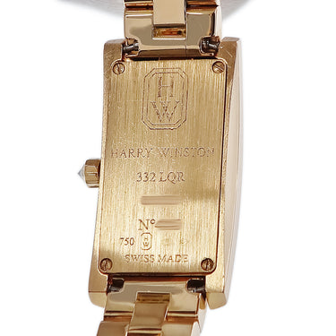 腕時計 ハリーウィンストン Harry Winston アヴェニューCミニ パヴェニュメラルズ AVCQHM16RR002 クオーツ レディース K18RG無垢 純正ダイヤ