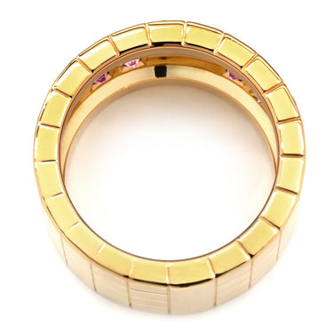 カルティエ Cartier パイエットリング イエローゴールド K18YG ダイヤモンド サファイア #51(JP11) リング 指輪 18K 750 YG ダイヤ サファイア 11号