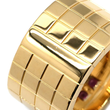 カルティエ Cartier パイエットリング イエローゴールド K18YG ダイヤモンド サファイア #51(JP11) リング 指輪 18K 750 YG ダイヤ サファイア 11号