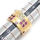 カルティエ Cartier パイエットリング イエローゴールド K18YG ダイヤモンド サファイア #51(JP11) リング 指輪 18K 750 YG ダイヤ サファイア 11号