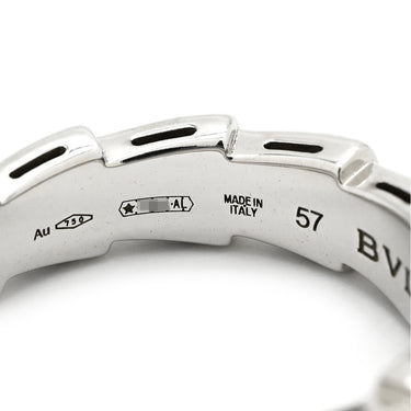ブルガリ BVLGARI セルペンティ ヴァイパー ダイヤモンド ホワイトゴールド K18WG ダイヤモンド #57(JP17) リング 指輪 750 18K WG 16号