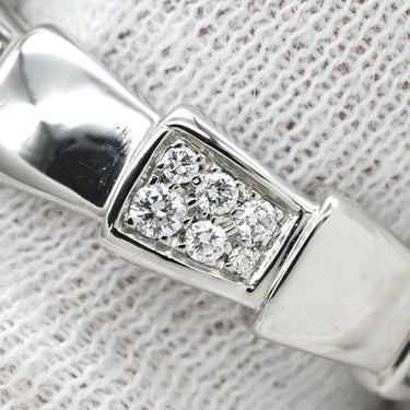 ブルガリ BVLGARI セルペンティ ヴァイパー ダイヤモンド ホワイトゴールド K18WG ダイヤモンド #57(JP17) リング 指輪 750 18K WG 16号