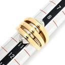 ブルガリ BVLGARI イエローゴールド×ホワイトゴールド K18YG K18WG リング 指輪 BVLGARI K18YG×WG コンビ Au750 18金 ヴィンテージ 10号